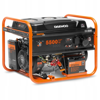 Elektrocentrála - Agregát Daewoo GDA 6500 5,5kW AVR + GRÁTIS