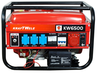 Elektrocentrála - Agregát generátora 4,5 kW Starter AVR Kraftwele