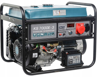 Elektrocentrála - Výkon generátora 5,5 kW K & S KS 7000-3