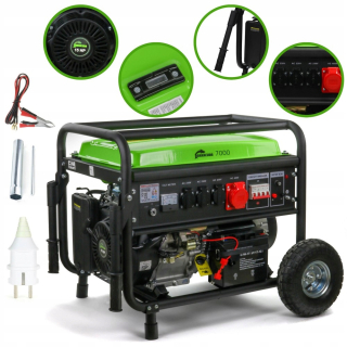 Elektrocentrála - Generátor 9 KVA 7 kW 3F Barracuda 7000