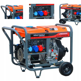 Elektrocentrála - Nafta výkon generátora 8 kW 80% 230 / 380V
