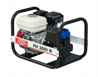 Elektrocentrála - Výkon generátora Fogo FH3001R AVR + Oil!