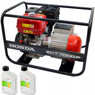 Elektrický generátor HONDA ECT7000P AVR + OLEJ Org