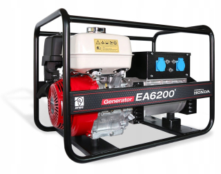 Elektrocentrála - HONDA EA6200 generátor elektrickej energie + nulový prehľad