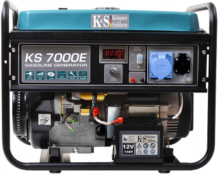 Elektrocentrála - K & S výkon generátora KS 7000 benzín