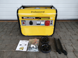 Elektrocentrála - generátor energie MILLDAPS MD8001 230 400