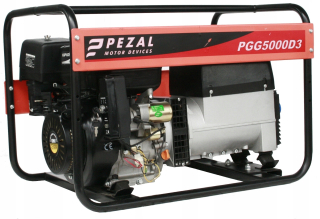 Trojfázový generátor energie PEZAL 5kVA ŠANCA
