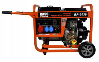 6,5kW naftový generátor elektrickej energie Bass Polska 5039