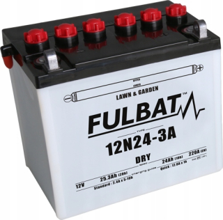 Fulbat batéria 12n24-3a záhrada suchý 12V 24AH P+