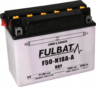 Fulbat y50-n18a-a záhradná batéria 12v 21AH 260A