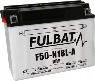 Fulbat y50-n18l-a záhradná batéria 12v 21AH 260A