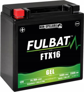 Fulbat ytx16 batéria pre gélový traktor 12 V 14A