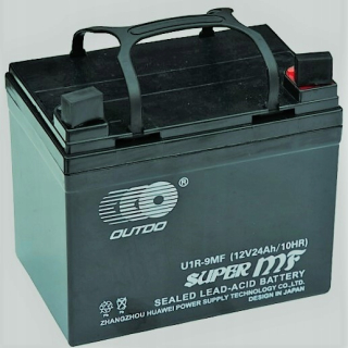 Outdo Garden 24AH 300A P+ U1R-9 AGM batéria