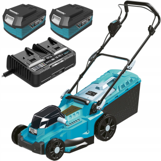 Kosačka elektrická - Batériová kosačka 37cm 2x5Ah 18V SAS + DED7199