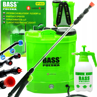 Postrekovač - Bass Electric 12L + 2L Postrekovač batérie
