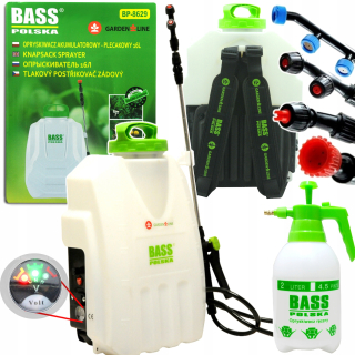 Postrekovač - BASSOVÝ ELEKTRICKÝ ROZPRAŠOVAČ NA BATÉRIE 16L + 2L