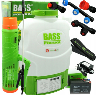 Basový postrekovač 16 l + Bass Polska postrekovač na batérie BP-9953