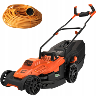 BLACK+DECKER Elektrická kosačka 38 cm 1600 W s 20 metrovým predlžovacím káblom - BEMW471BH