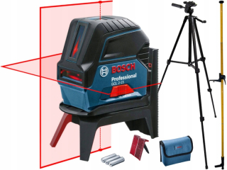 Krížový laser - BOSCH GCL 2-15 CROSS LASER + 3,6M TRIPOOD POLE