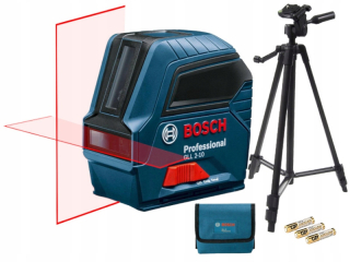 Krížový laser - BOSCH GLL 2-10 Cross Laser 0.3mm + Statív 135cm