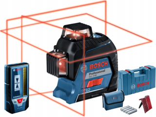 Krížový laser - BOSCH GLL 3-80 CROSS LASER 360 + DETEKTOR LR7