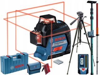 Krížový laser - BOSCH GLL 3-80 Cross Laser LR 7 + ACC prijímač