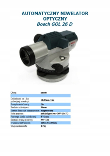 Nivelak -  BOSCH LEVELER GOL26D + GR500 + BT160