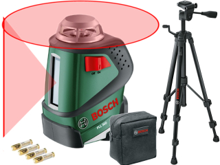 Krížový laser - Bosch PLLL 360 Cross Laser 20m + BT150 Statív