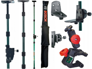 Krížový laser - BOSCH TP 320 CM 3,2M POLE + MM2 Rukoväť pre lasery