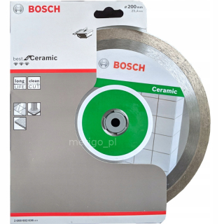 Diamantový kotúč BOSCH 200x25,4 mm pre NAJLEPŠIE dlaždice