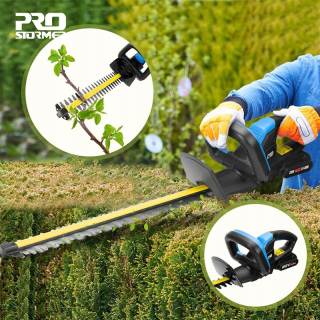 Nožnice - Akumulátorové elektrické nožnice na živé ploty 51 CM