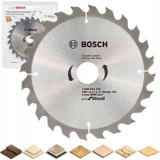 Bosch Eco for Wood 190 kotúč 30 mm 24 zubov