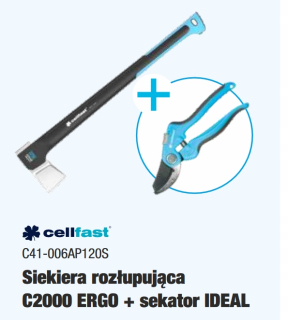 Štiepkovacia sekera C2000 ERGO™