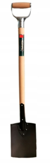 Lopata - COVAL Spade PRO, rovný, s drevenou rukoväťou