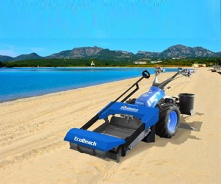 Sada záhradného náradia - Traktor BCS, stroj na čistenie pláže