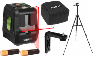 Krížový laser - Dedra Level Laser Cross 20m + statív + puzdro