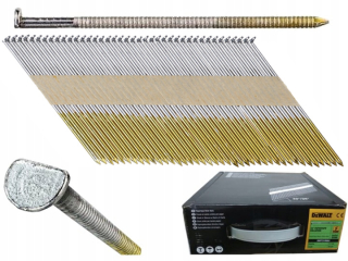 Sponkovačka, nastreľovačka - DEWALT pozinkované klince 90mm X3.1 na DCN692