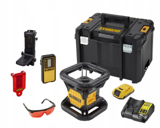 Krížový laser - OTOČNÝ LASER DEWALT ČERVENÝ 18V 45M DCE074D1R