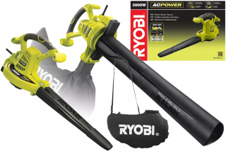 Píla na - 3000W RYOBI RBV3000CSV LISTOVÝ VAKUOVÝ VENTILÁTOR