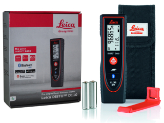 Diaľkomer - Laserový diaľnici Leica Disto D110 Laserové opatrenie