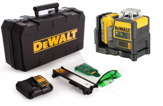 Krížový laser - Crossový laser DeWALT 10,8 V zelený 30 m DCE0811D1G