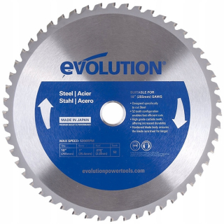 Evolution Widia Saw Tct Na rezanie ocele 255mm/52Z