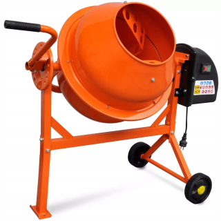 Miešačka - Elektrický miešač betónu 63L 220W vyrobený z ocele