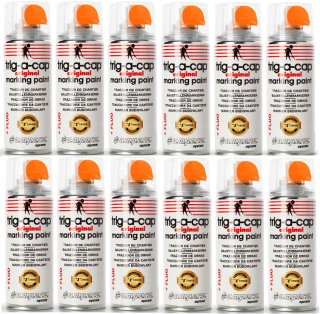 Nivelak -  Geodetická farba TRIG-A-CAP FLUO 400ml 12ks.