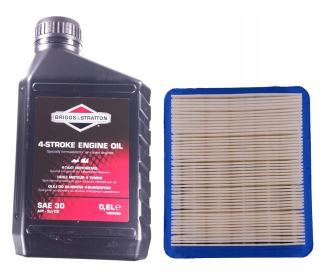 Olej do kosačky - Vzduchový filter + olej Sea30 pre kvantový motor