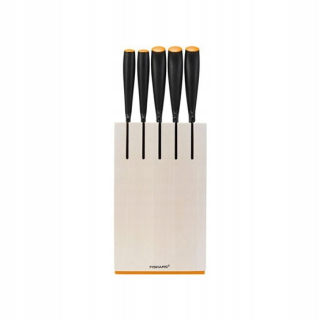 Nožnice - Fiskars 1014209 Sada 5 nožov v bloku, biela
