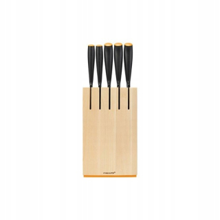 Nožnice - Fiskars 1014211 Sada 5 nožov v drevenom kocke