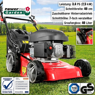 Kosačka benzínová - ZÁHRADNÁ BENZÍNOVÁ Kosačka PLM40 S POHONOM 3,4 HP