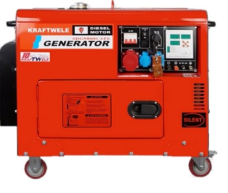 Elektrocentrála - GENERÁTOR CHILLER 9,8 KW DIESEL ATS KRAFT WELE