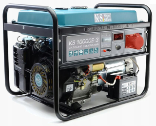 Elektrocentrála - GENERÁTOR BENZÍNOV 7,5kW 230 / 400V KS 10000E-3